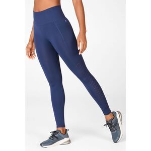 Fabletics Sync Seamless High-Waisted 7/8 Leggings in Navy Size XS New with Tags